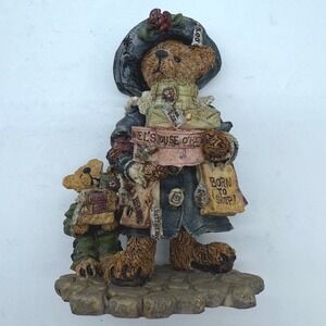 Teddy Bear Figurine "Born To Shop" "Chanels House Of Hats" Design‎